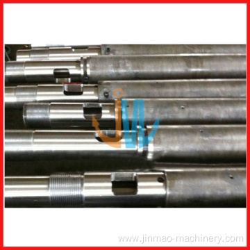 Bimetallic screw barrel for injection molding machine